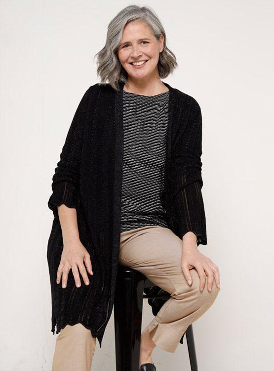 Sweater Cacharel Calado Negro-3