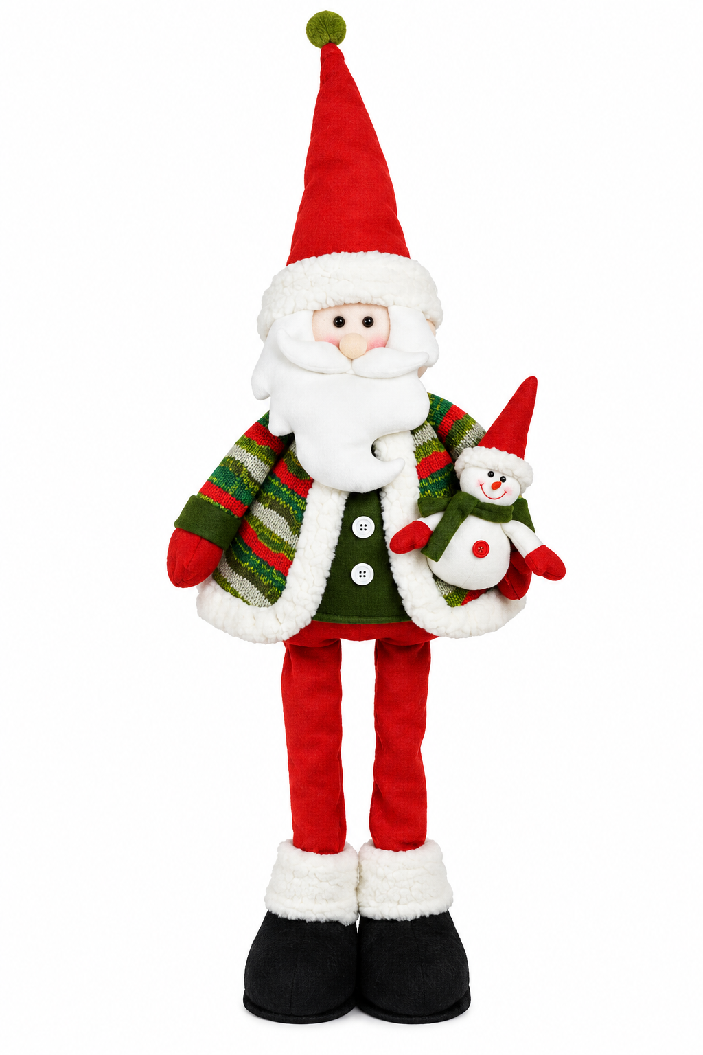 Muñeco de Navidad Extendible Kitem Santa 107 CM-0