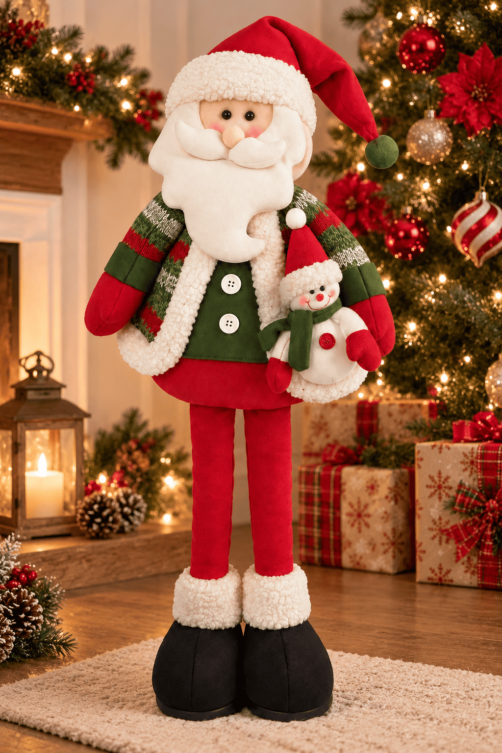 Muñeco de Navidad Extendible Kitem Santa 100 CM-2