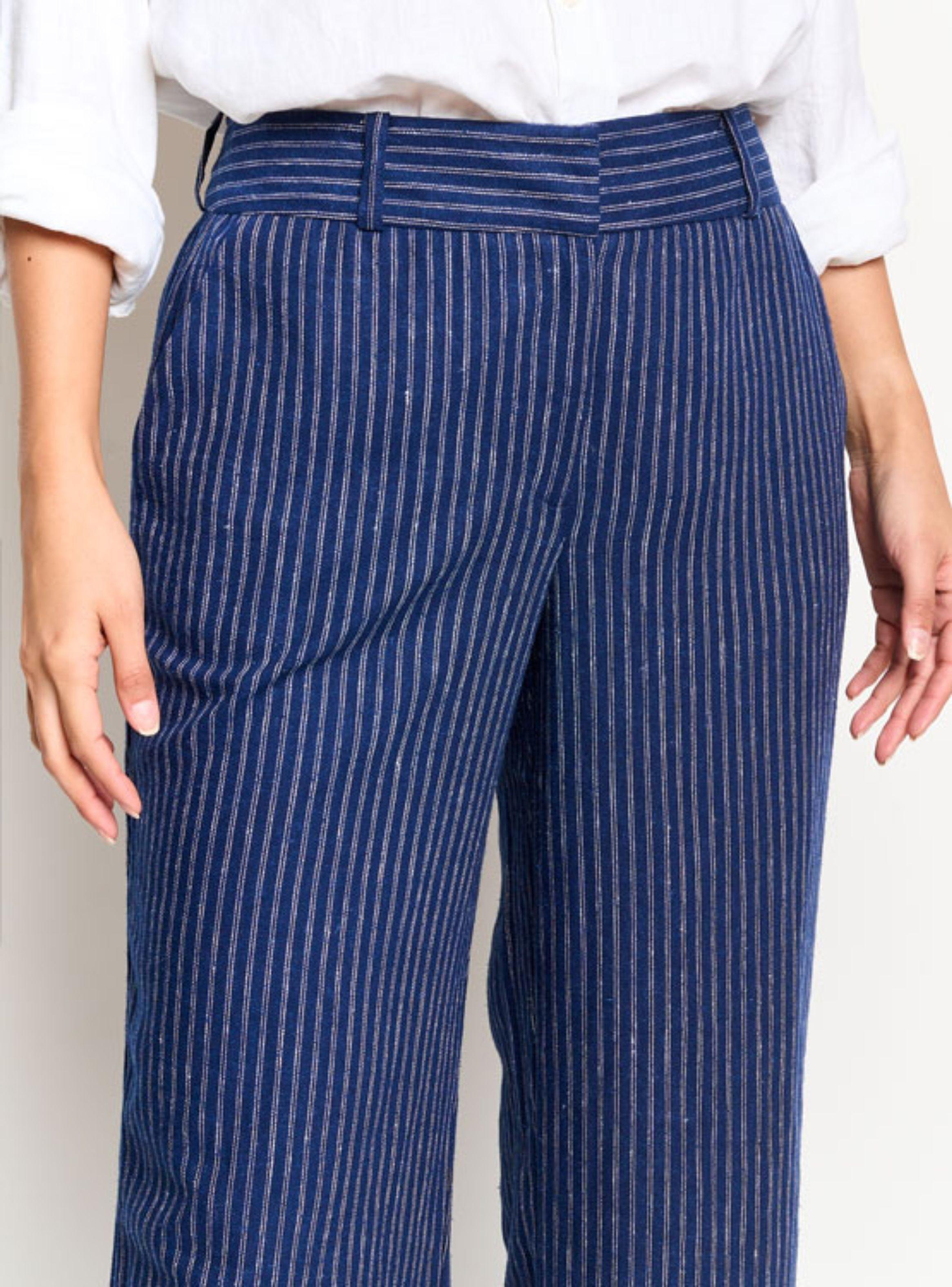 Pantalon Cacharel Ella Denim Lino-2