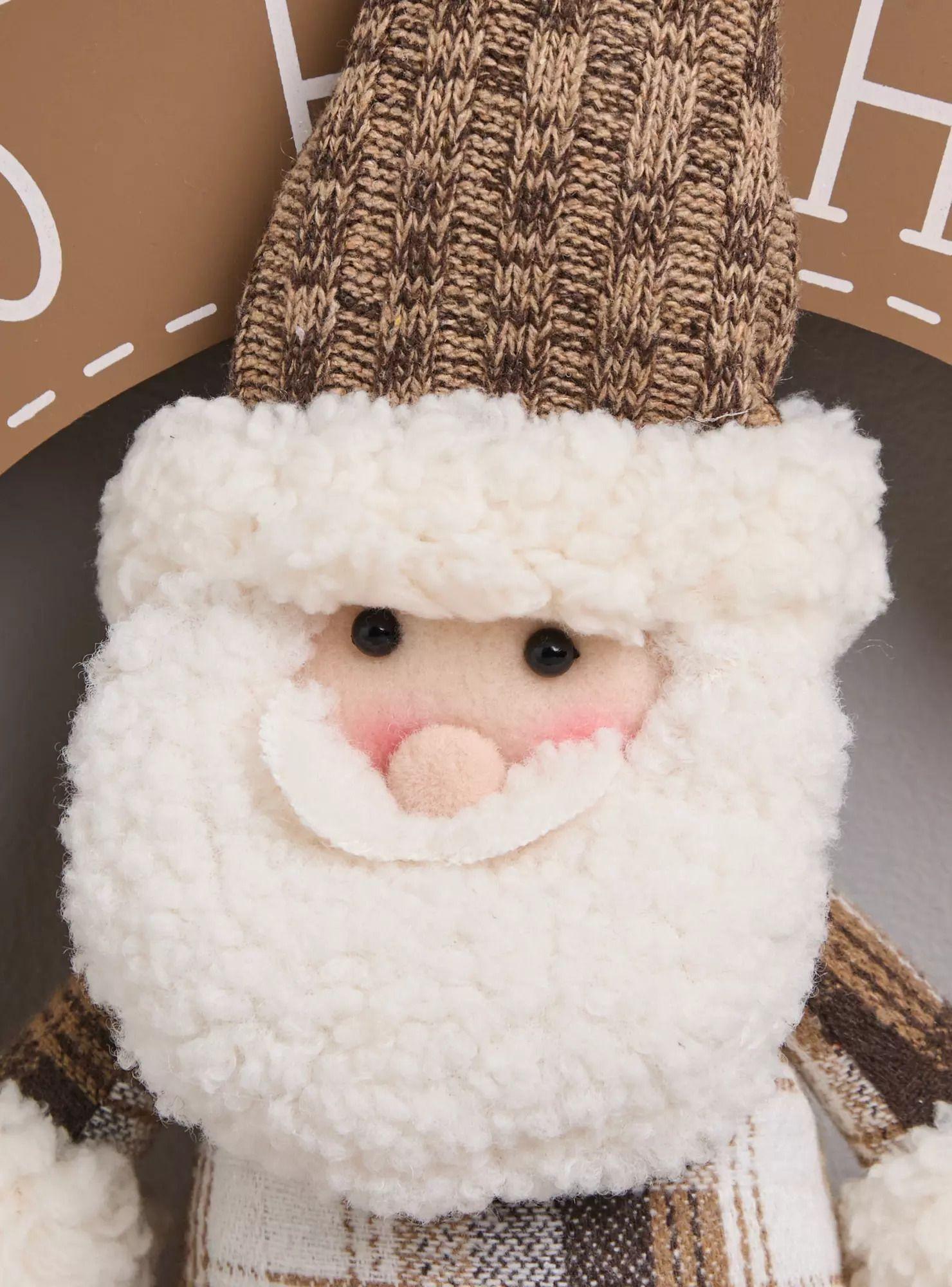 Corona Navidad Puerta Santa White 30 CM-2