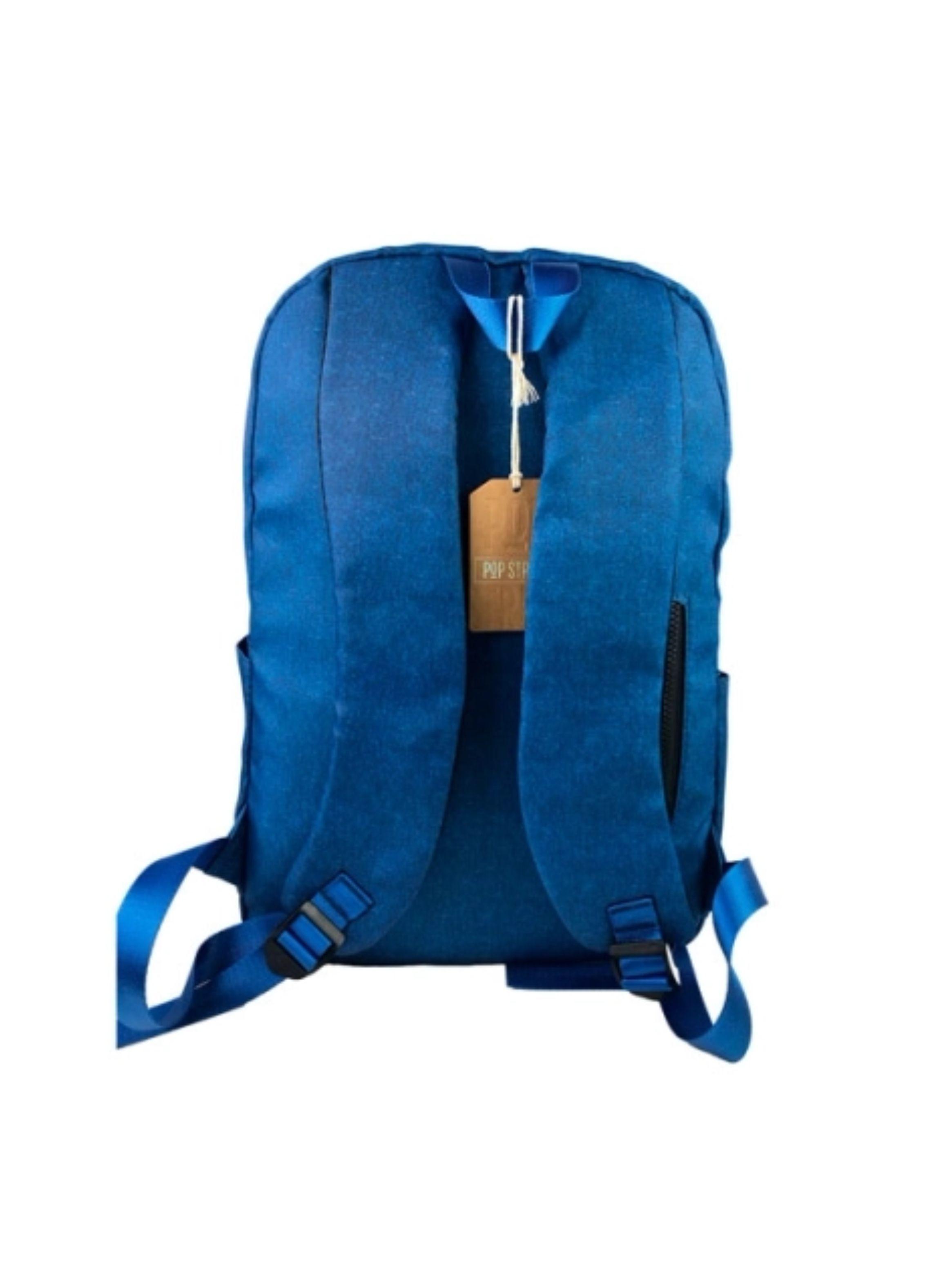 Mochila Juvenil Pop Street Varsity New York Azul-2