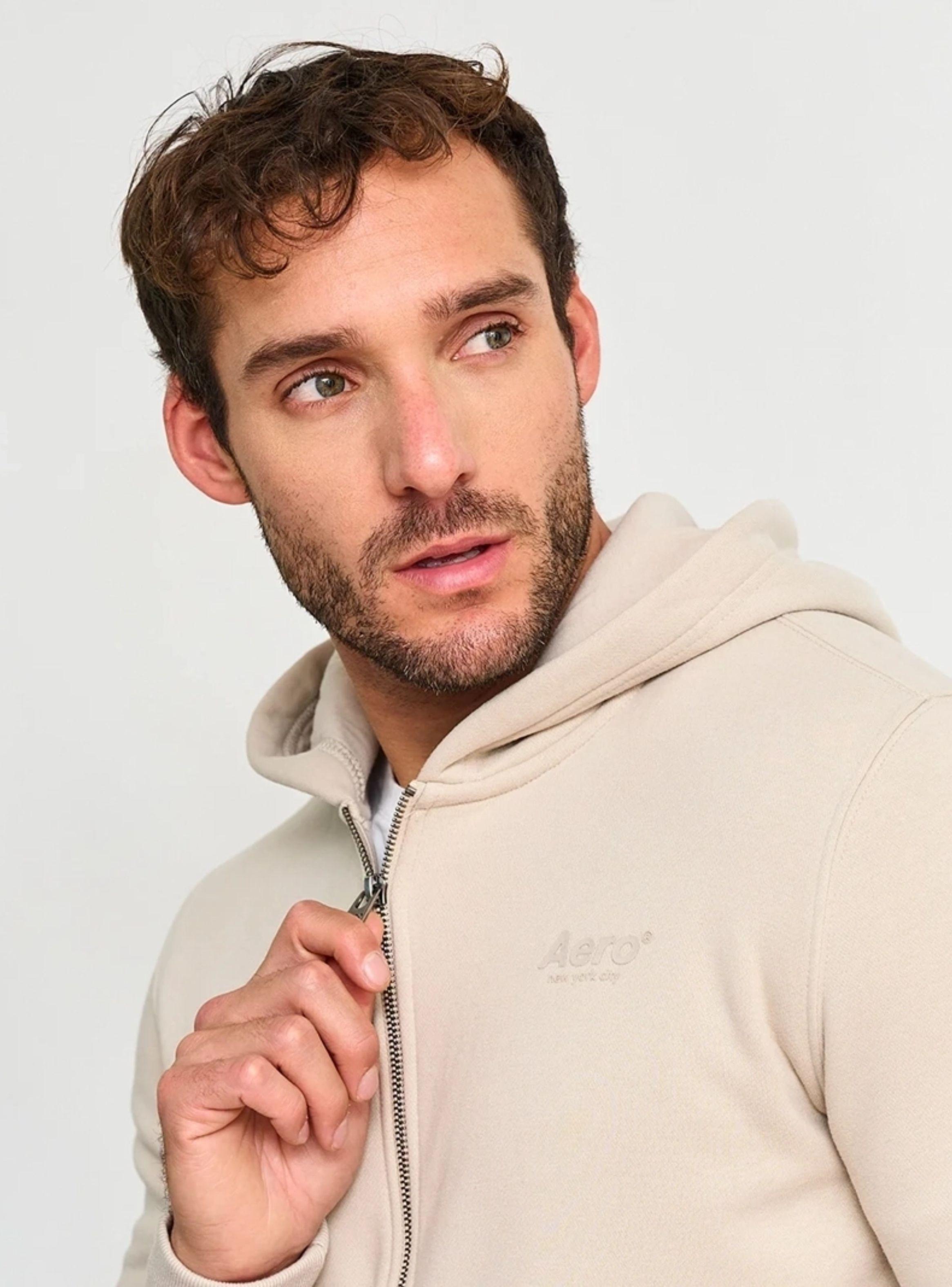 Poleron Aeropostale Dave Beige-2