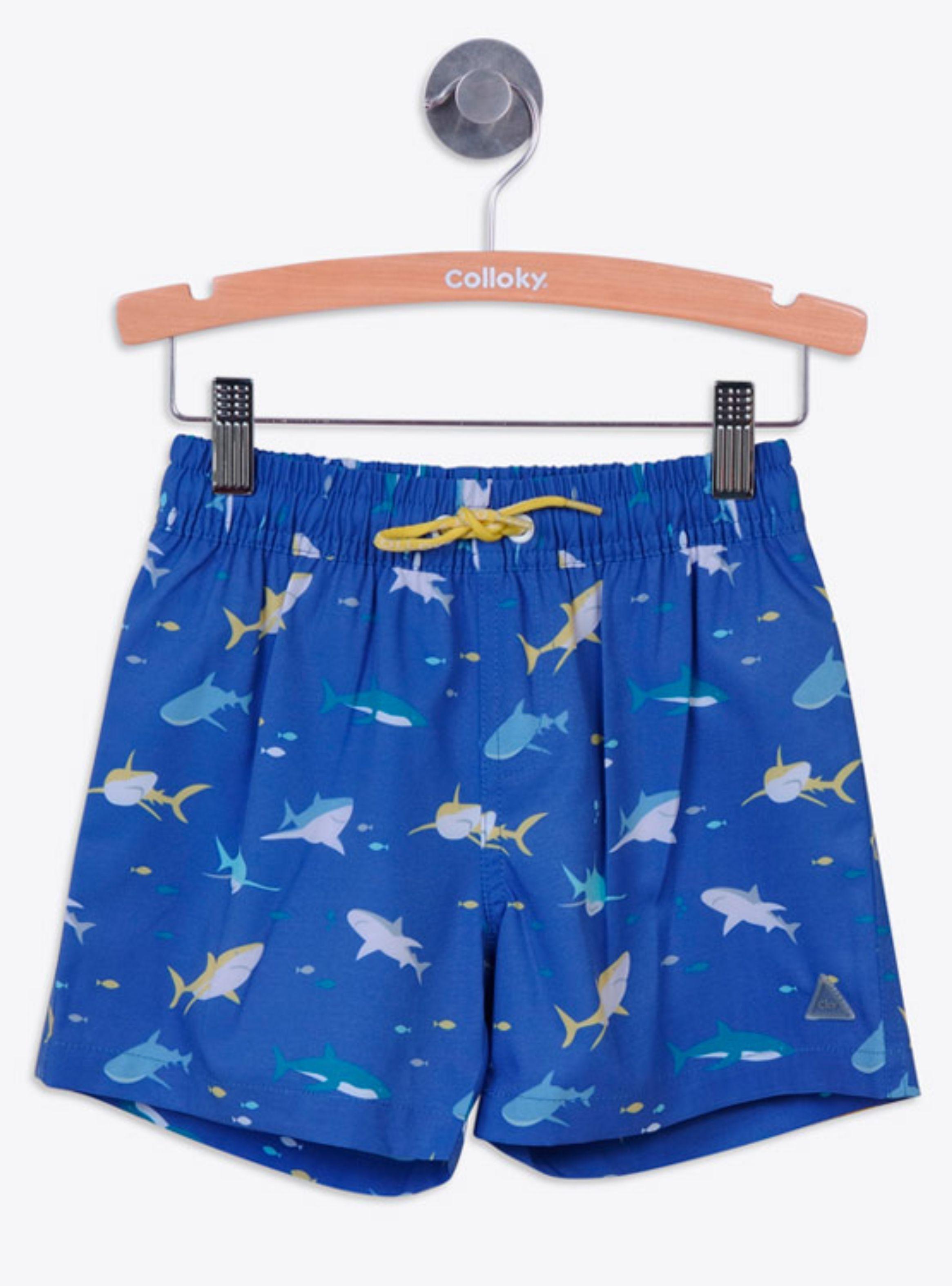 Traje De Baño Colloky Niño Tiburon Azul Marino-0