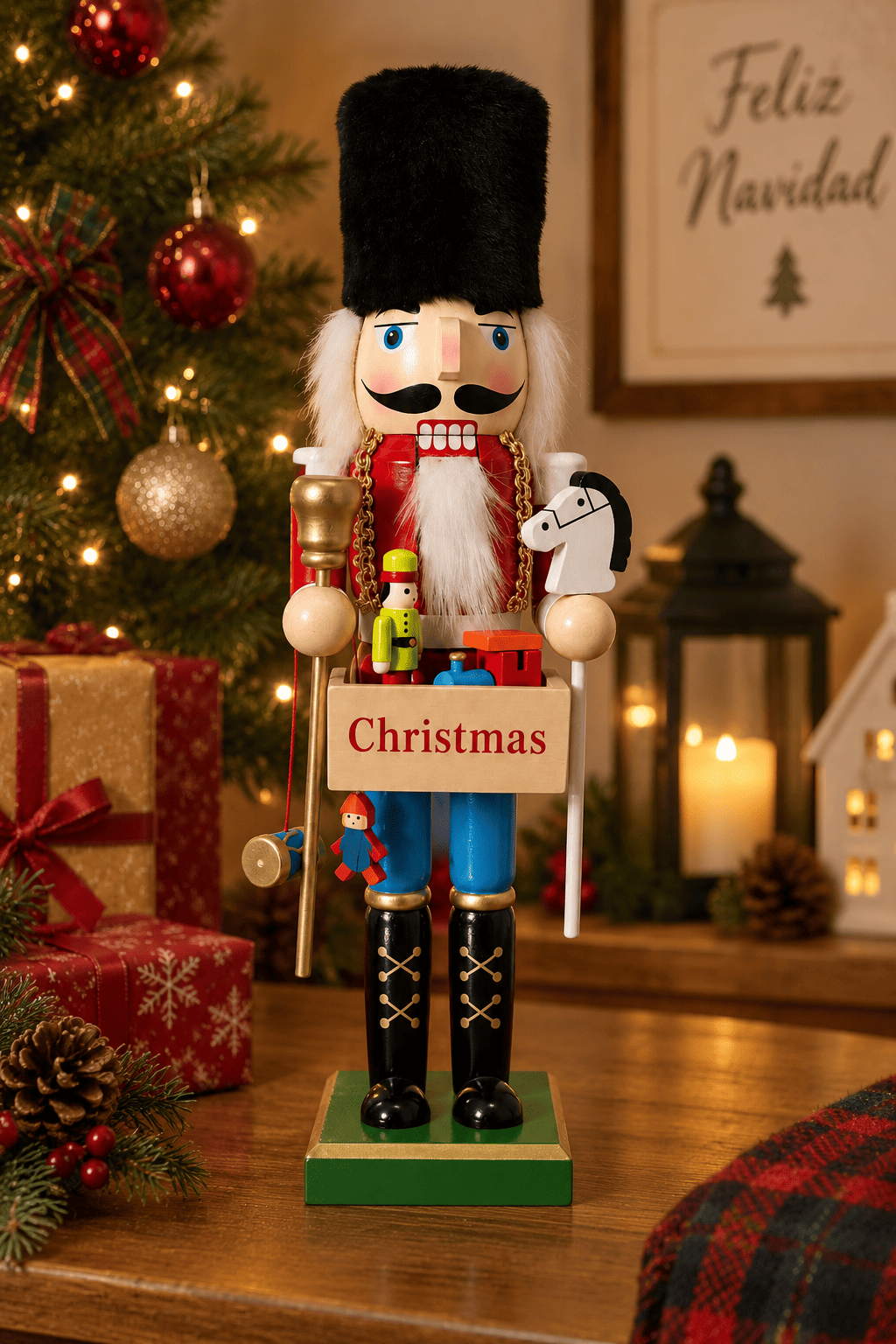 Cascanueces Navidad Toys Rojo 38 CM-3