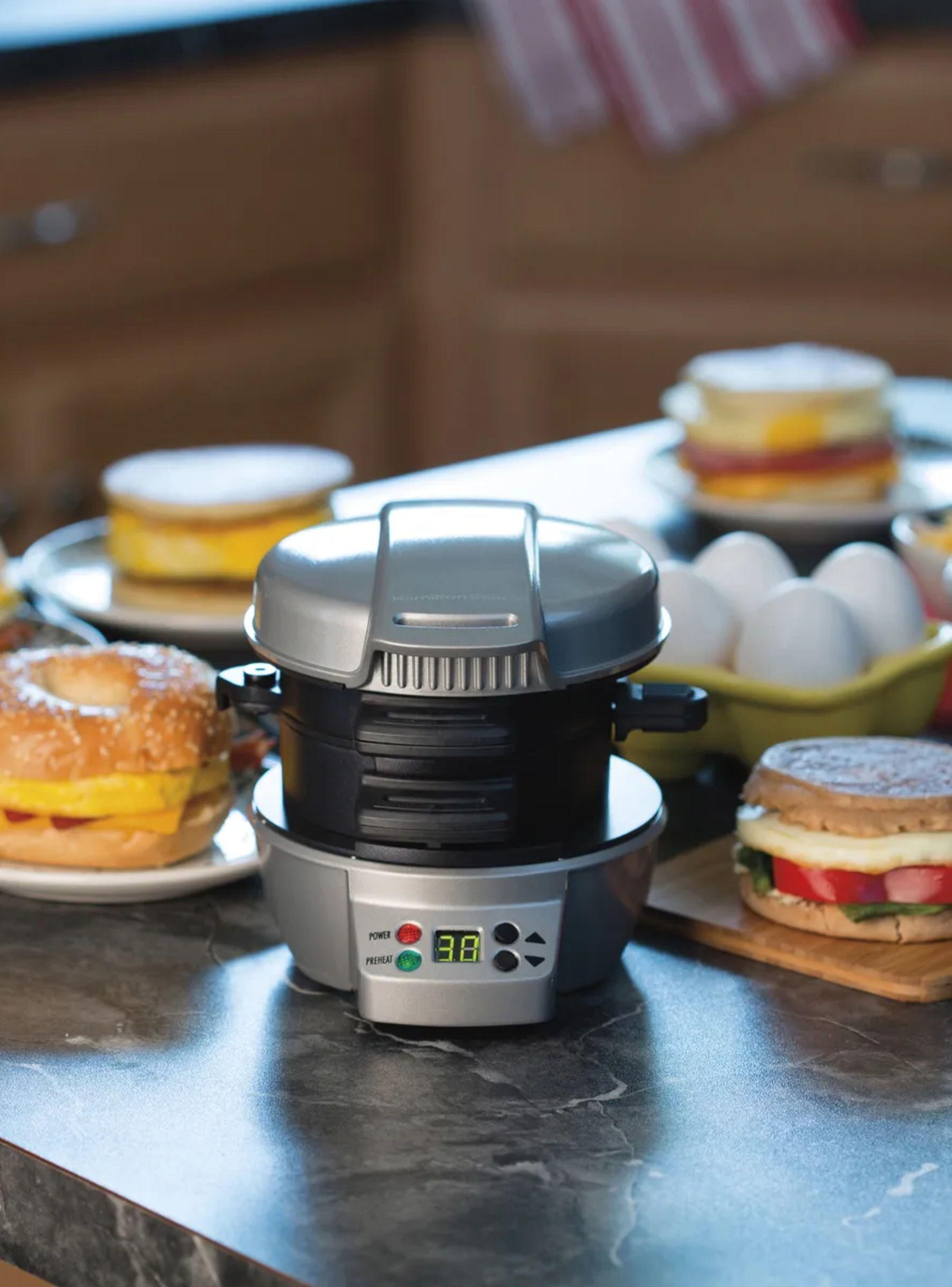 Sandwichera Hamilton Beach Breakfast Maker 600 W SDW 25475 CL-2
