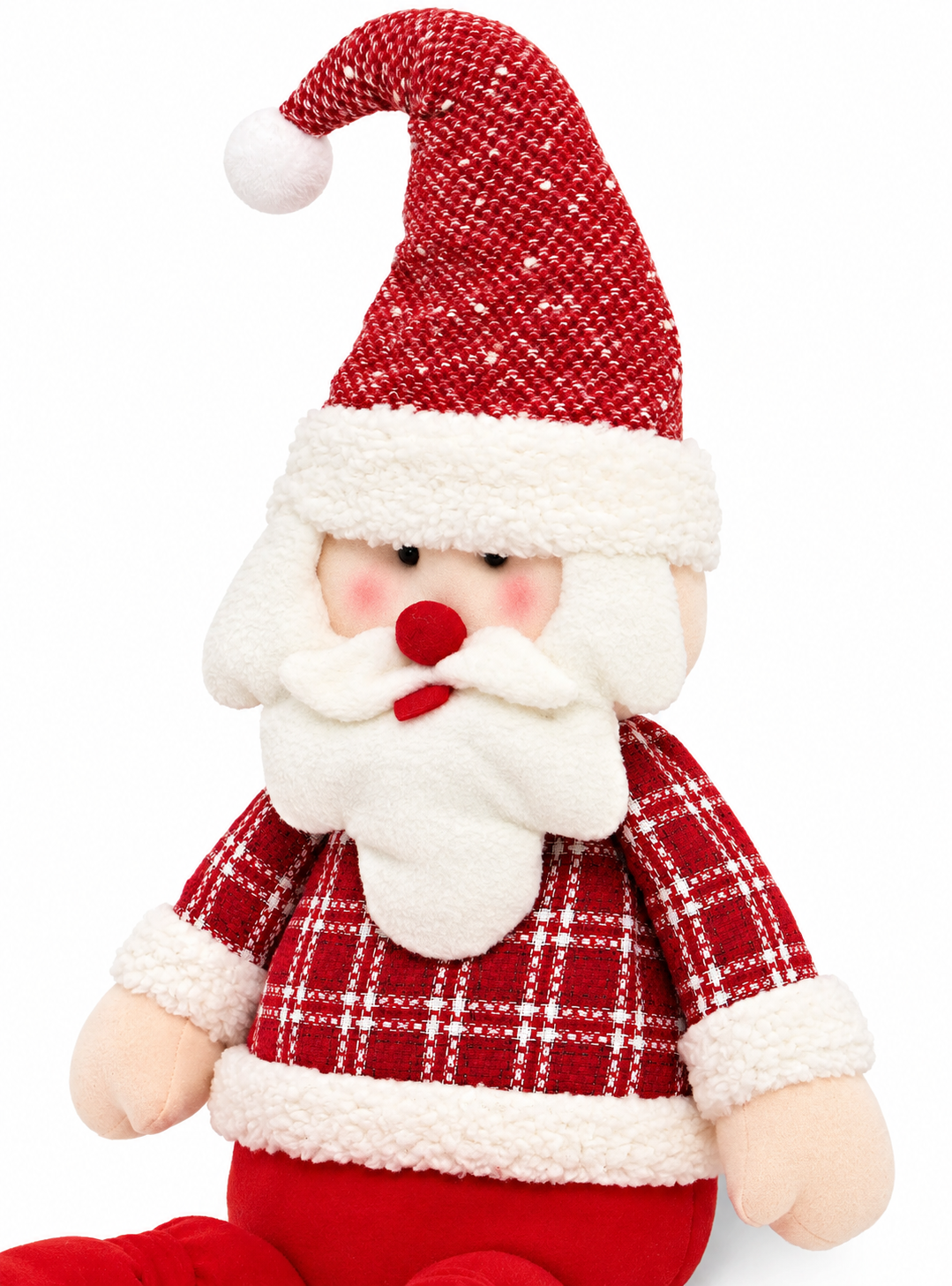 Muñeco de Navidad Santa con Caja Rojo 107 CM-4