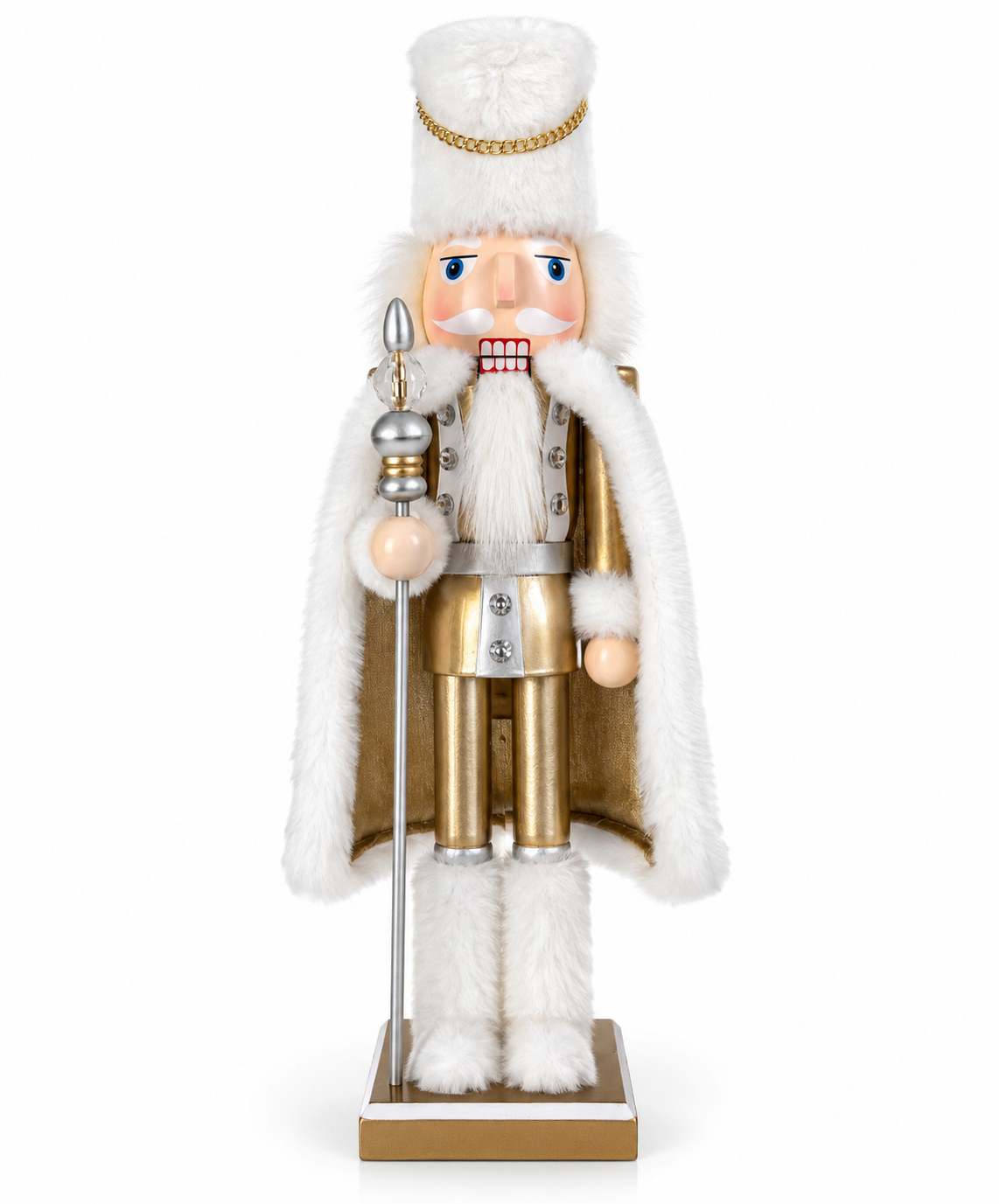 Cascanueces Navidad Principe de Invierno Gold 38 CM-0