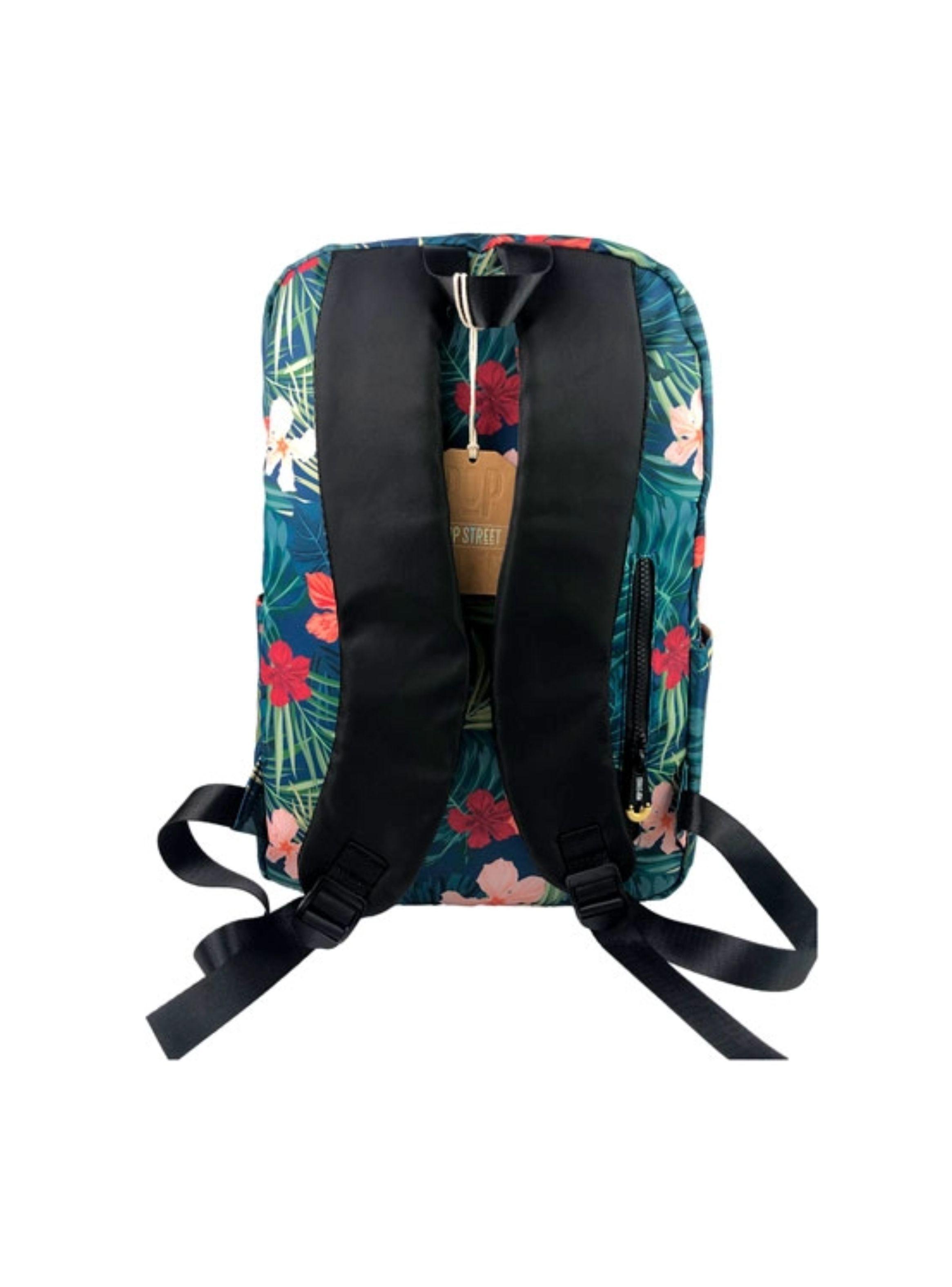 Mochila Juvenil Pop Street Varsity Flowers-2