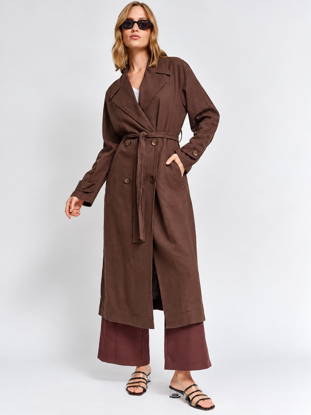 Chaqueta Marquis Lino Trench Cafe-3