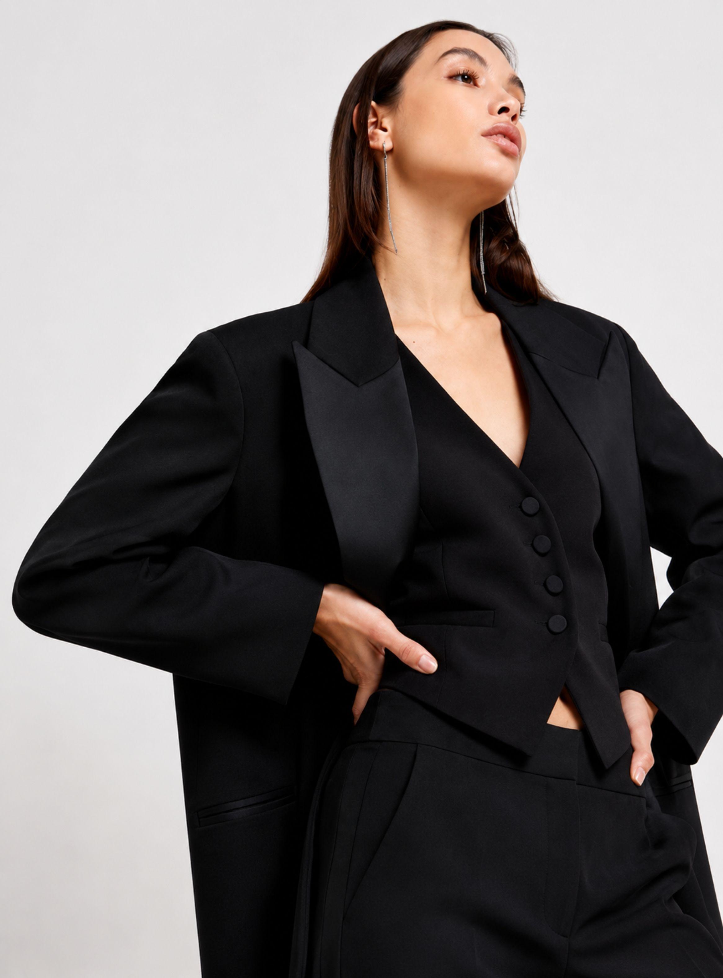 Blazer River Island 777977 Negro-2
