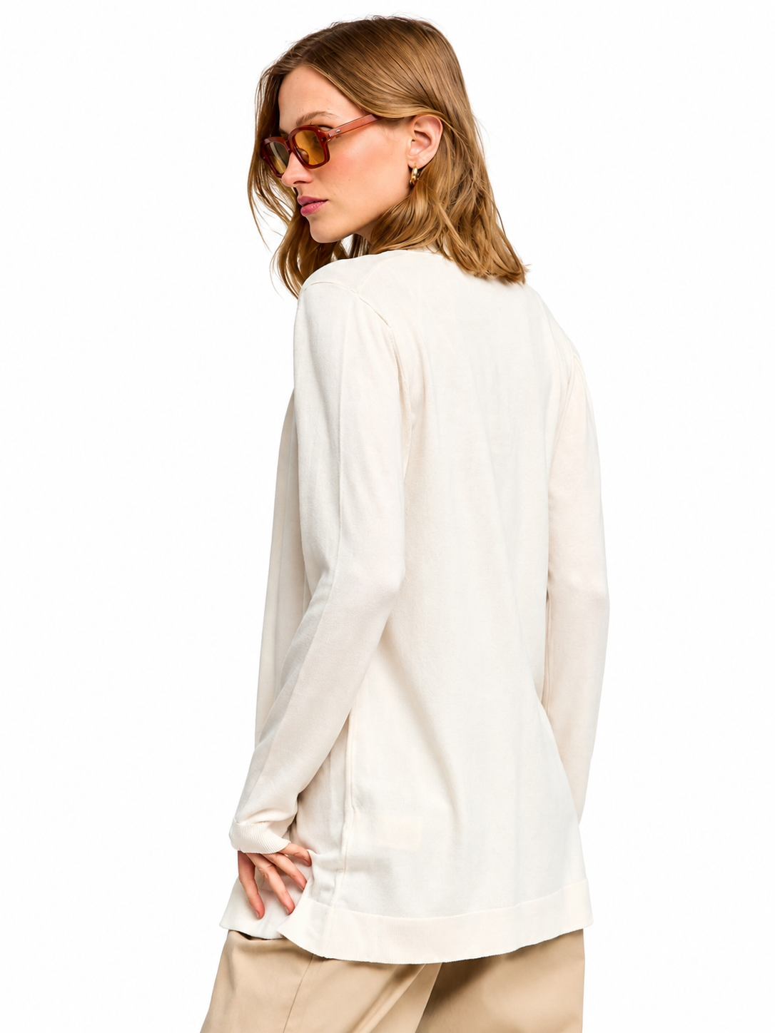 Sweater Marquis Capa Envolvente Marfil-1