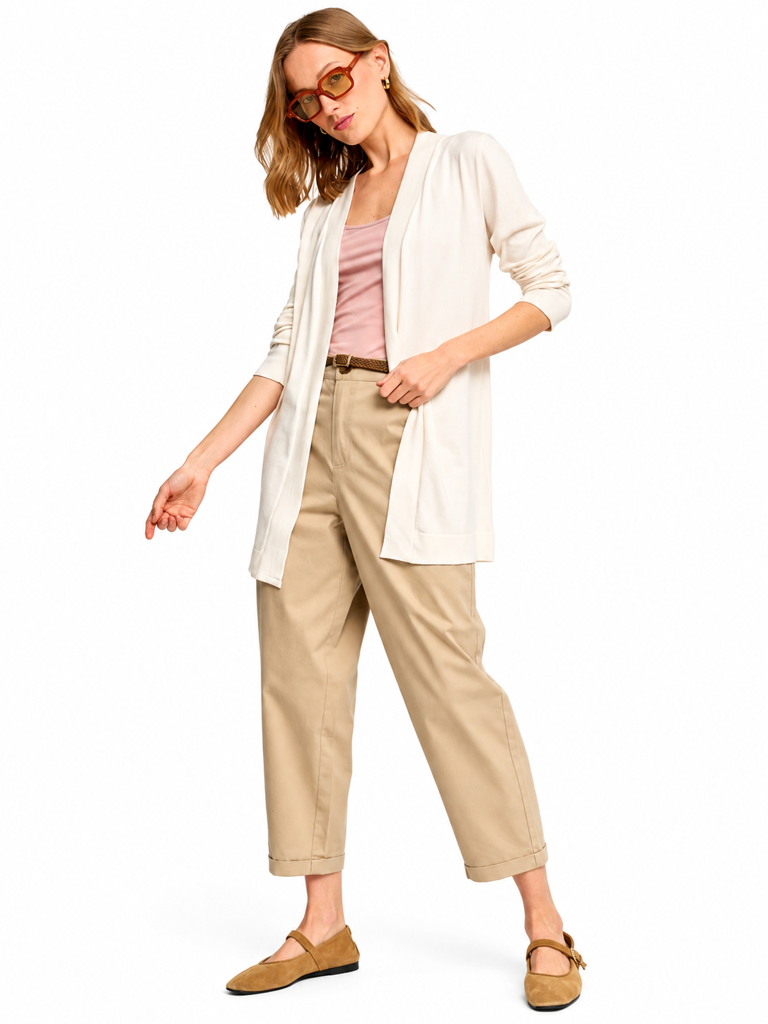 Sweater Marquis Capa Envolvente Marfil-3