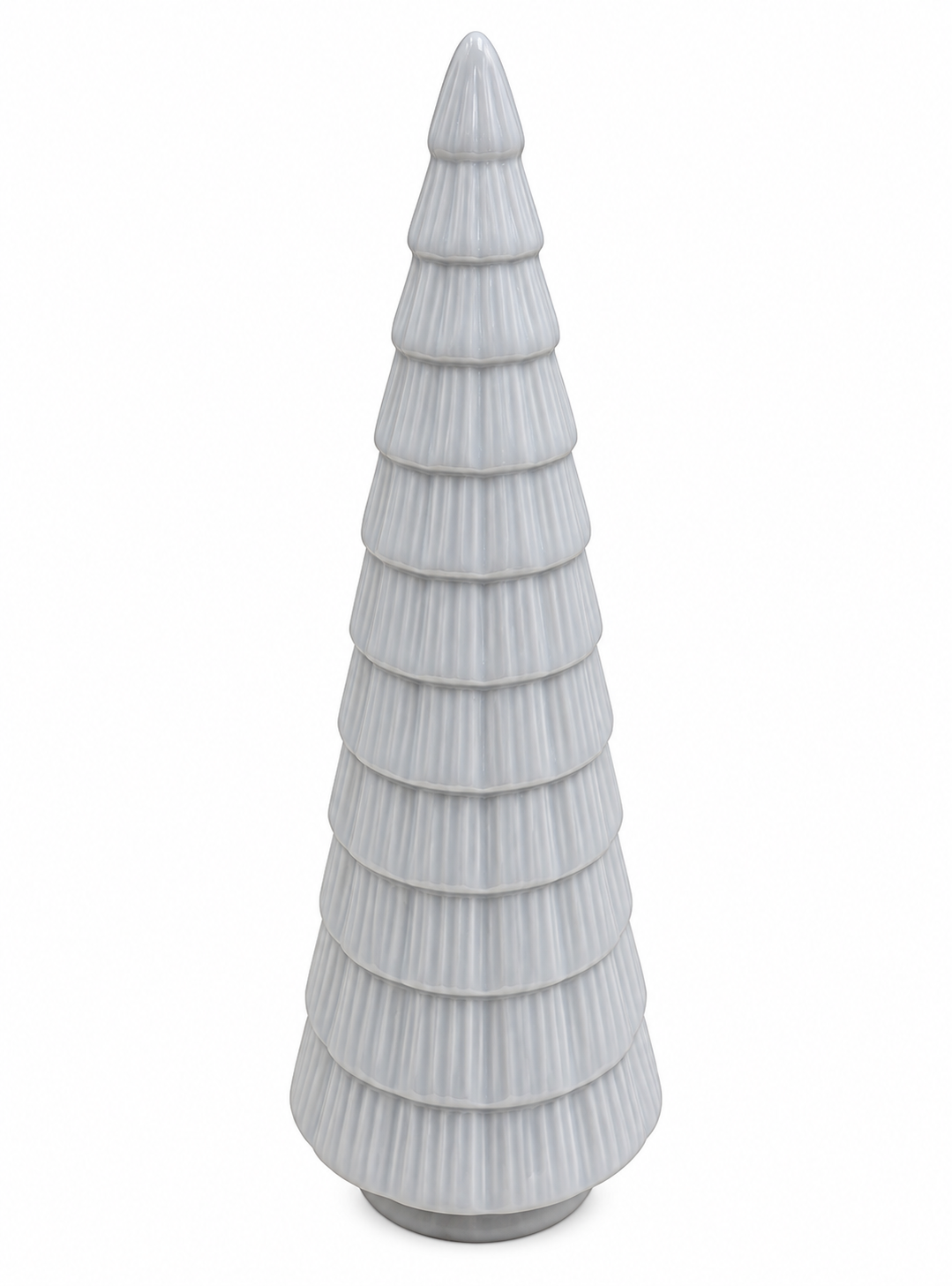 Pino Navidad Porcelana Blanco 23 CM-0
