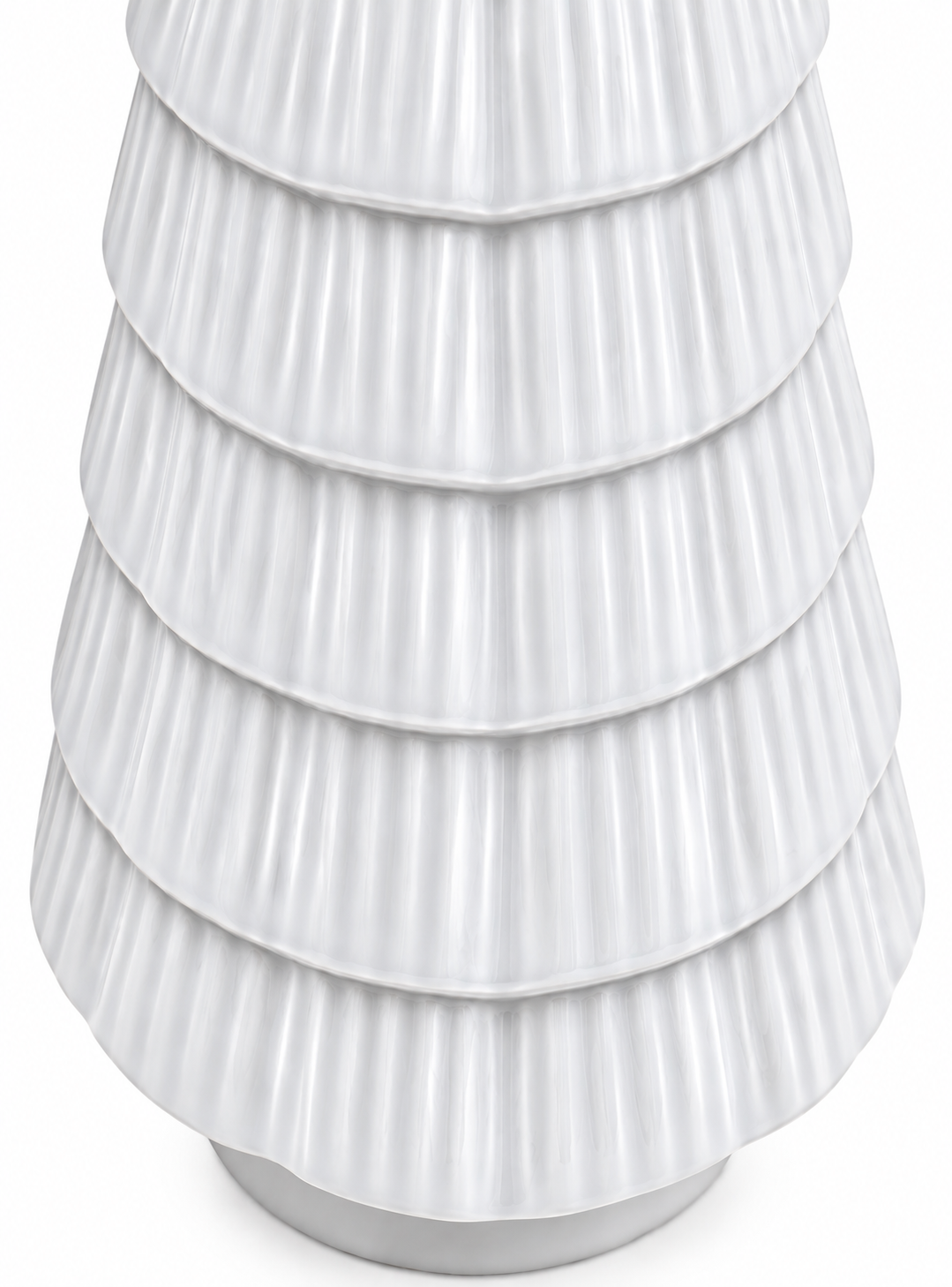 Pino Navidad Porcelana Blanco 23 CM-1
