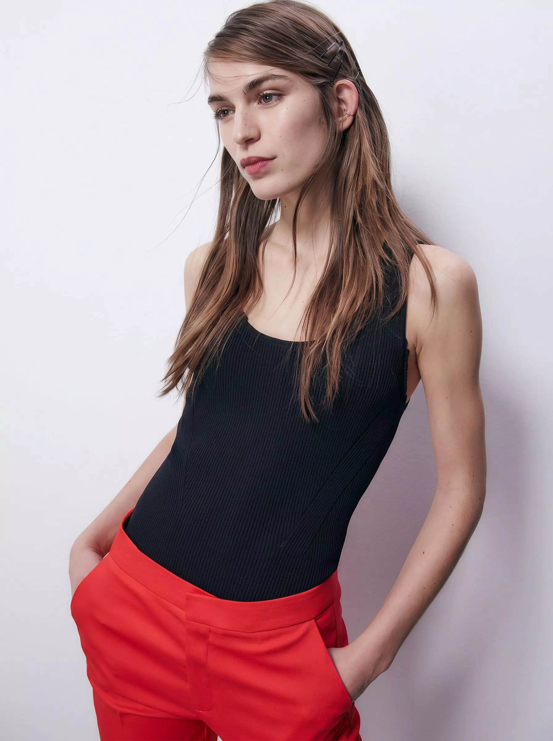 Pantalon Mujer Sfera Capri Con Hebilla-3