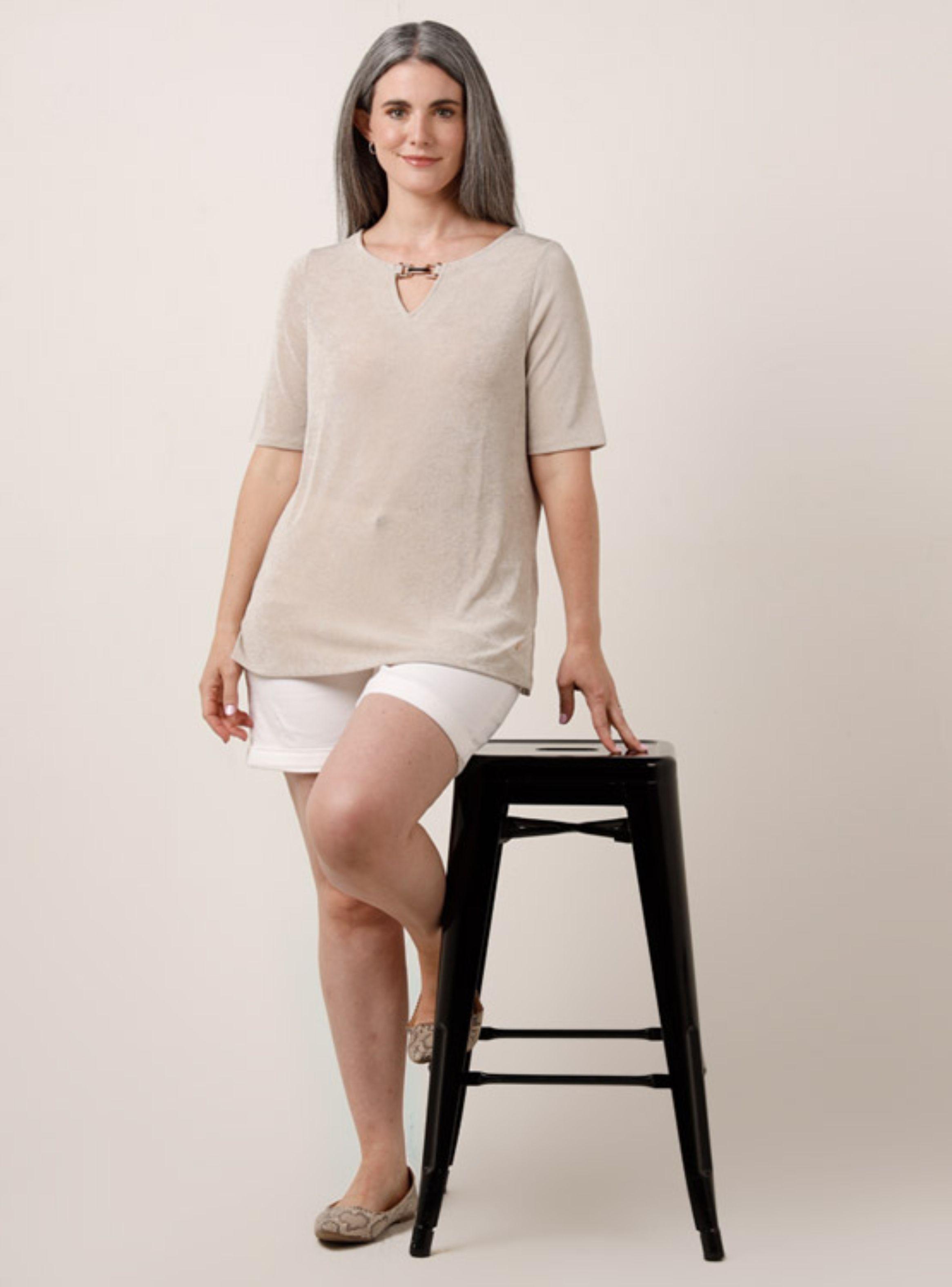 Polera Cacharel Ecarmen Crudo-3