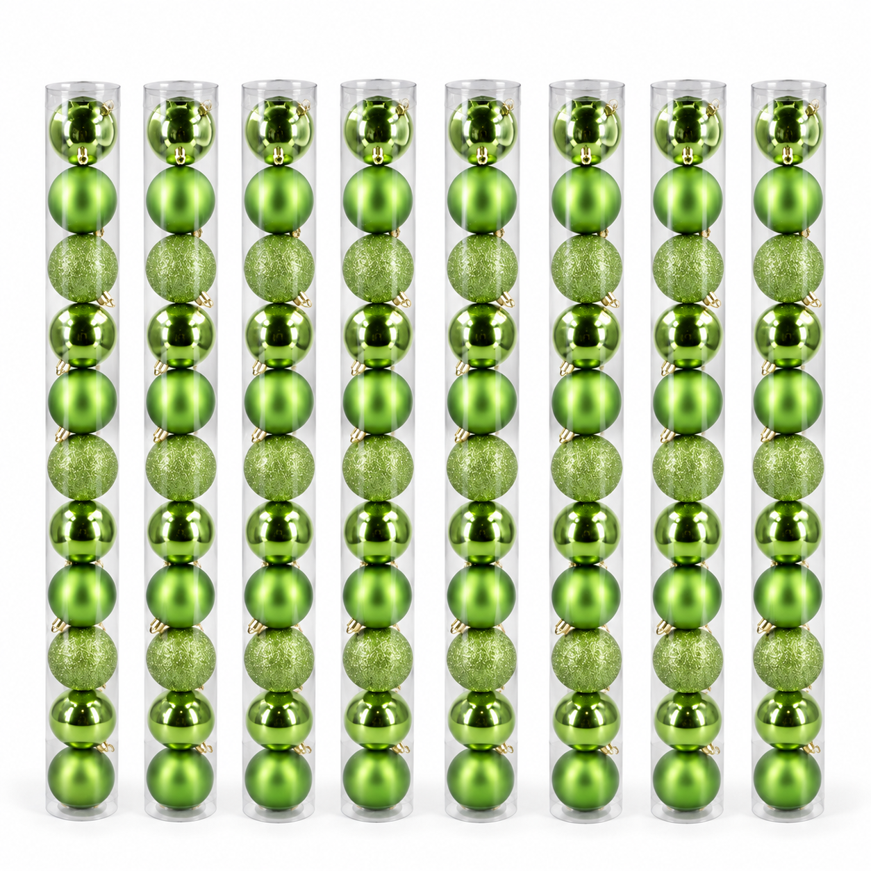 Combo X8 Sets 12 Esferas 6 CM Verde-0