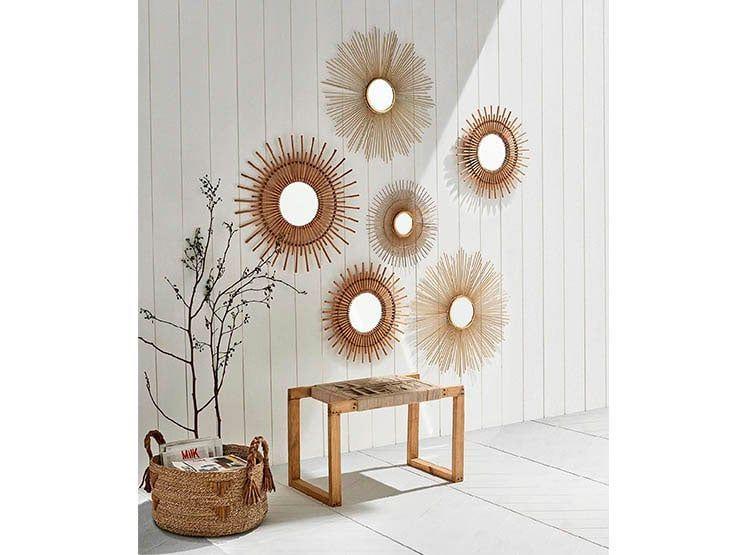 Espejo Inti Redondo 70 X 70 Cm Gold-5
