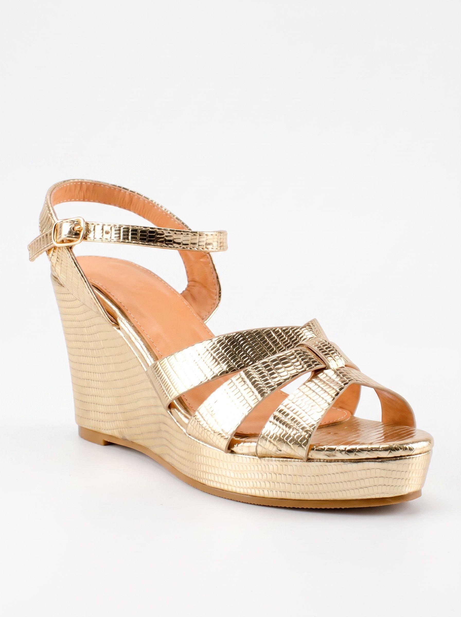 Sandalia Mujer Verazzi Dorado 1QA65079-0