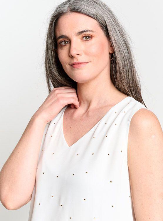 Blusa Cacharel Etacha Crudo-2