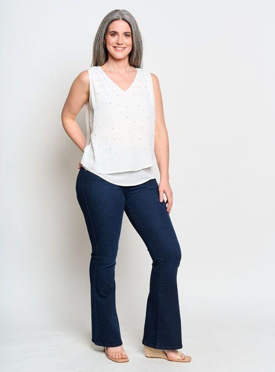 Blusa Cacharel Etacha Crudo-3