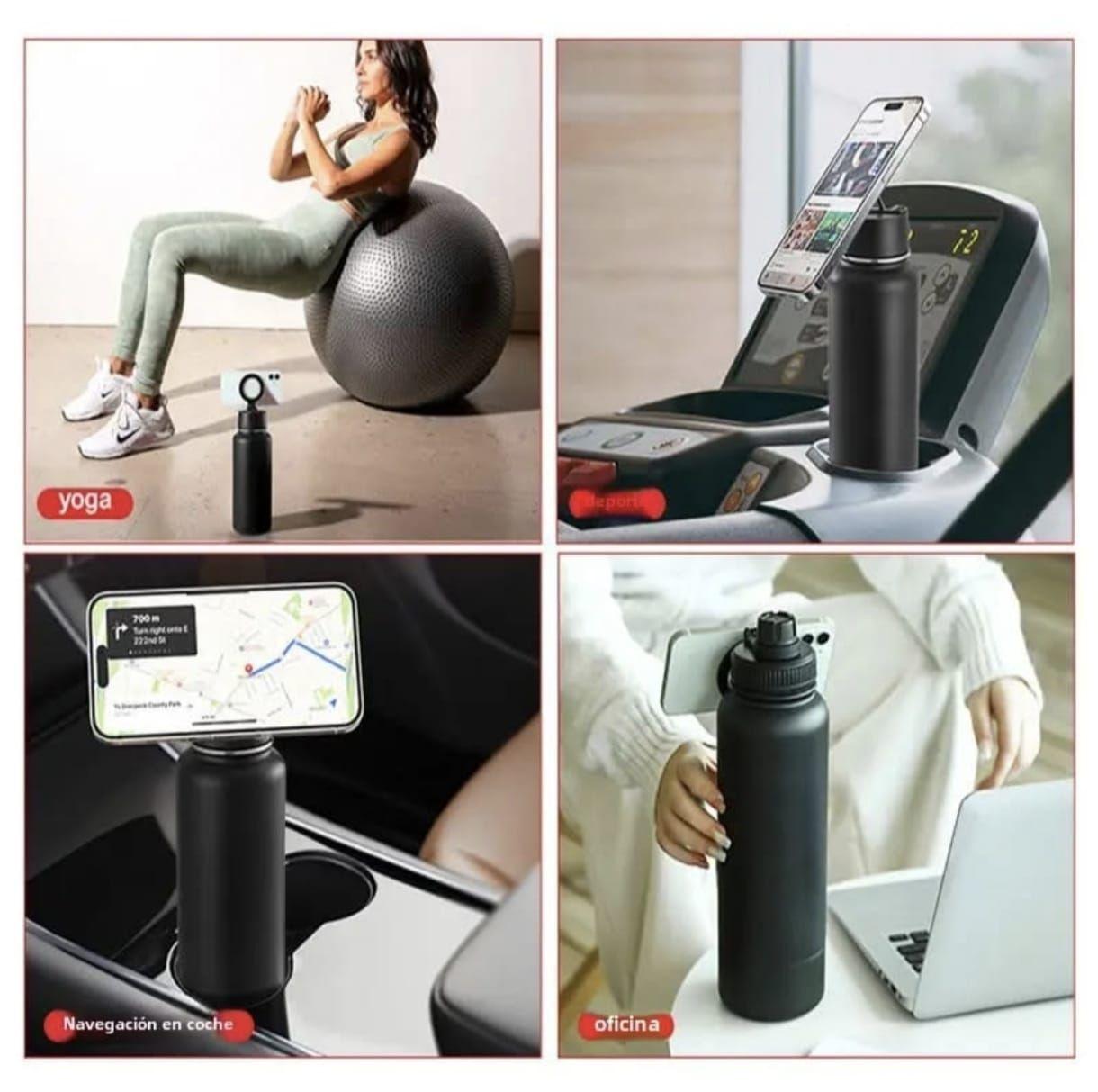Botella termica acero inoxidable con anillo magsafe 1 litro-5