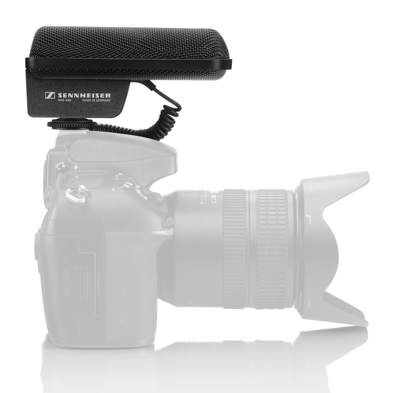Micrófono Estéreo Sennheiser MKE 440 para Cámara-3