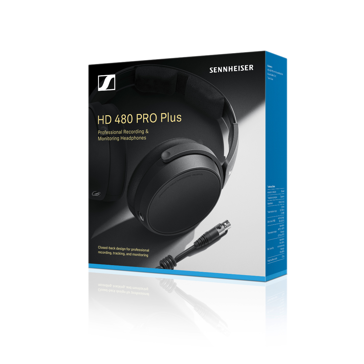 Audífonos Monitoreo Cerrados Sennheiser HD 480 PRO Plus-8