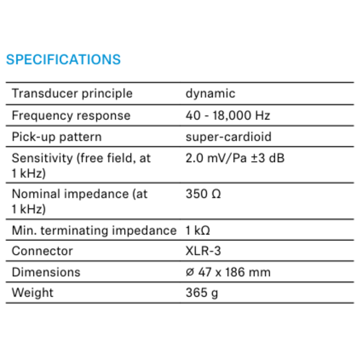 Micrófono Vocal Supercardioide Sennheiser e 945-1