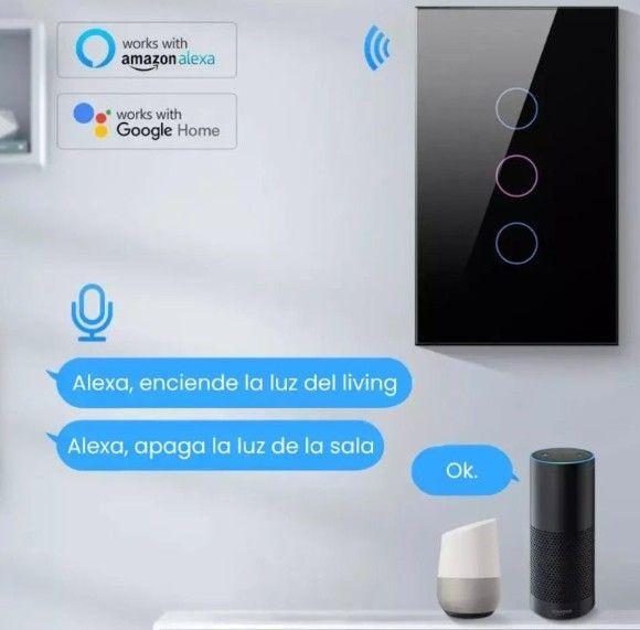 Interruptor WiFi Touch 3 Gangs | Control Inteligente-2