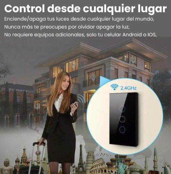 Interruptor WiFi Touch 3 Gangs | Control Inteligente-3