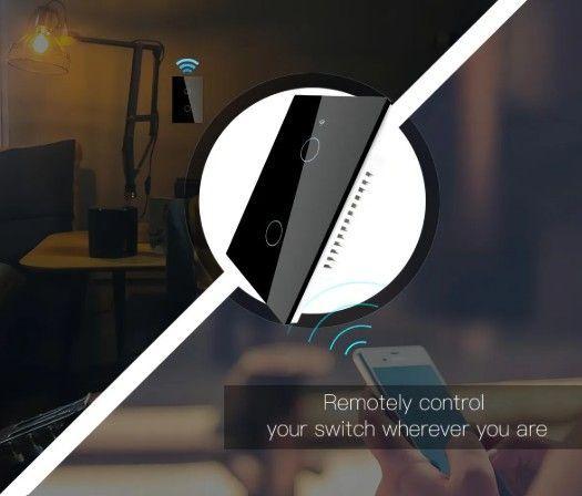 Interruptor WiFi Touch 2 Gang | Control Inteligente-3