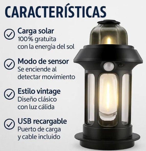 Linterna Solar Recargable-2