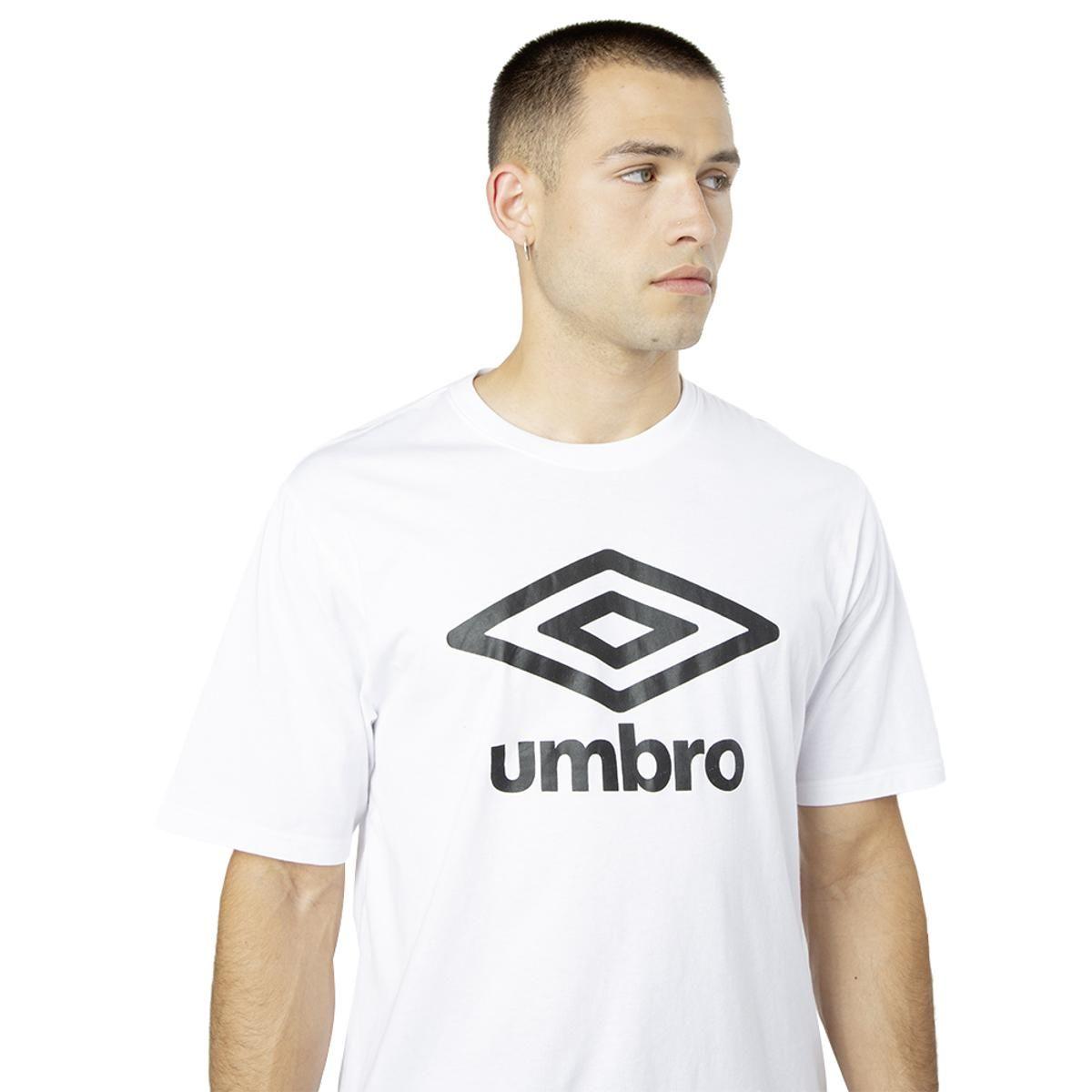 Polera Umbro Essentials Big Logo Hombre Blanco-3