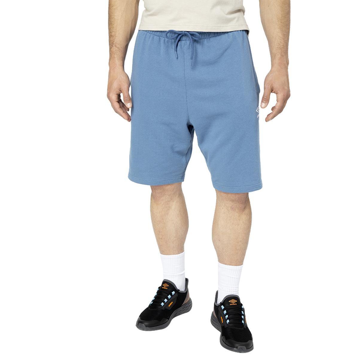 Short Umbro Essentials Small Logo Hombre Azul-0