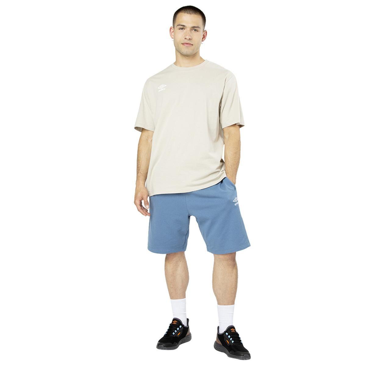 Short Umbro Essentials Small Logo Hombre Azul-2