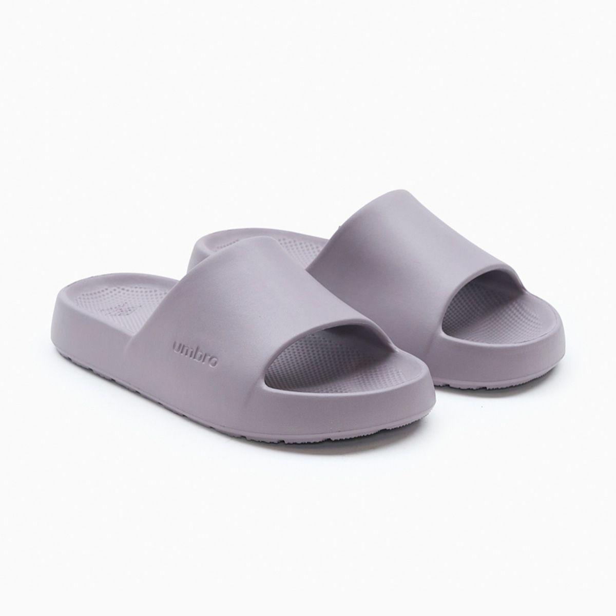 Sandalias Umbro Stacked Logo Mujer Gris-4