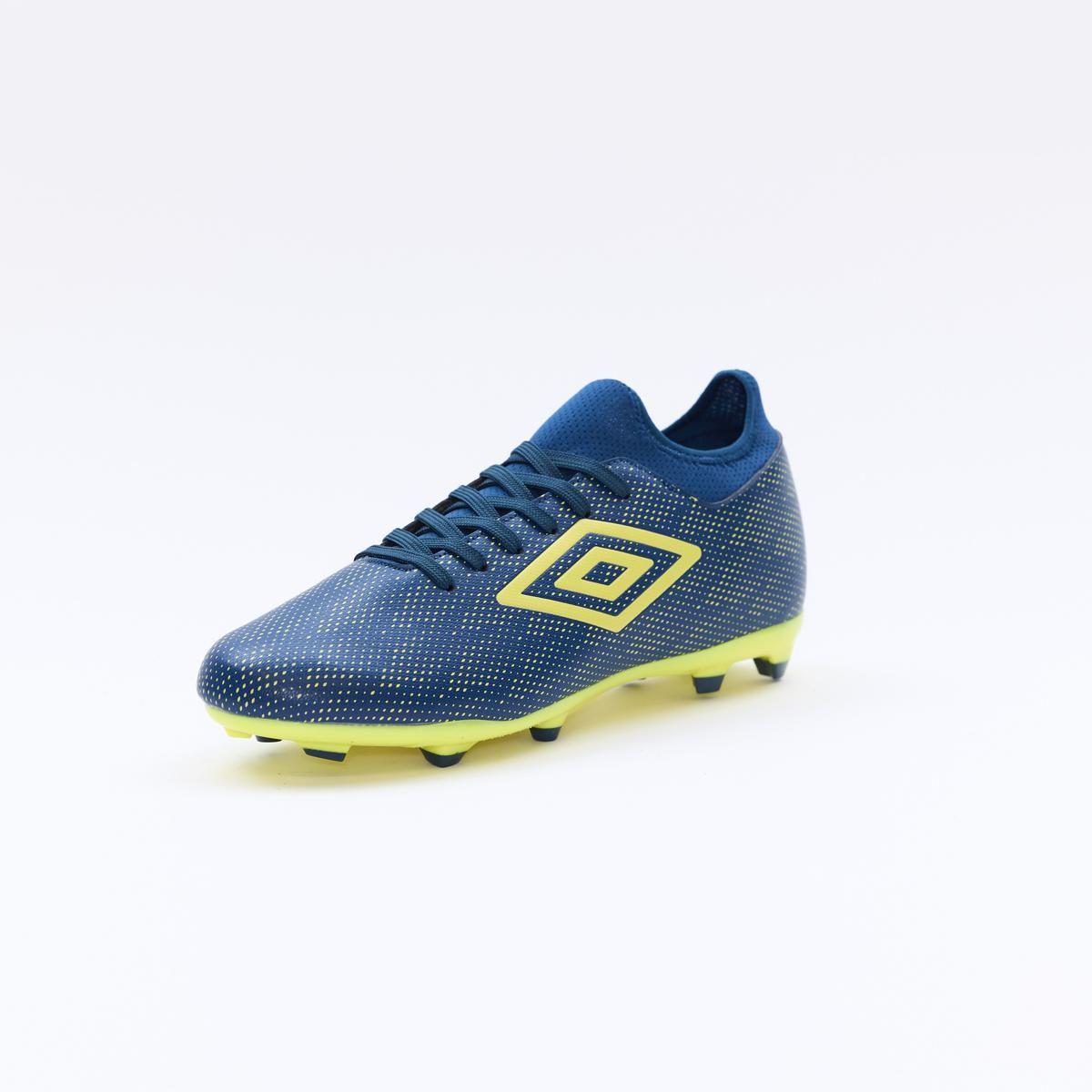 Zapatilla Fútbol Umbro Veloce LT IV FG Hombre Azul/Amarillo-3