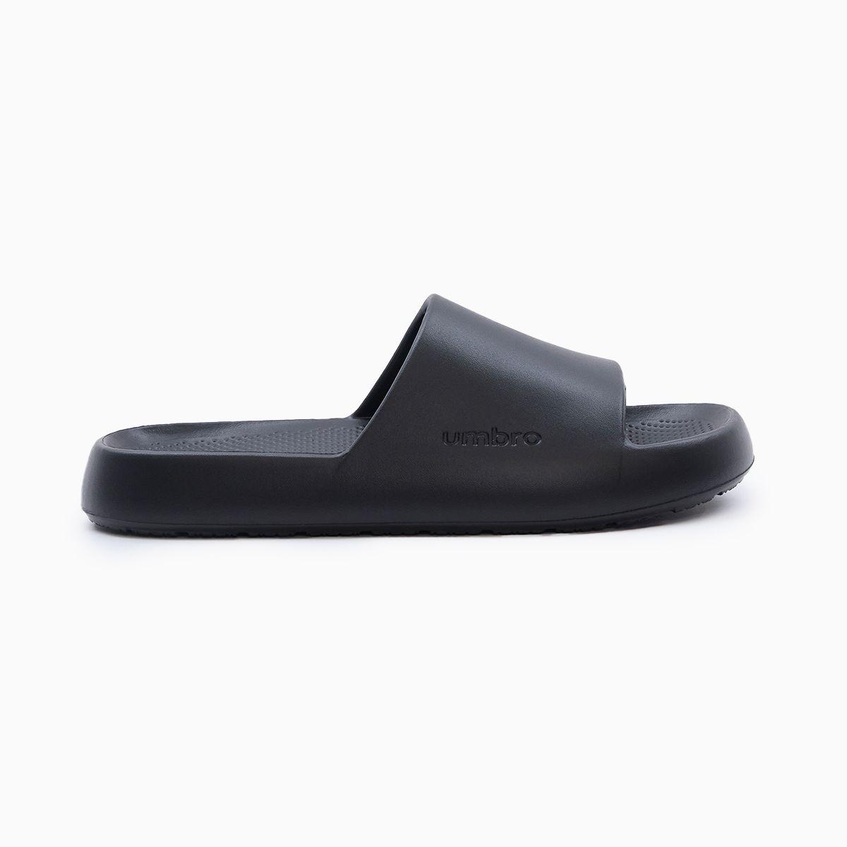 Sandalias Umbro Stacked Logo Lifestyle Hombre Negro-0
