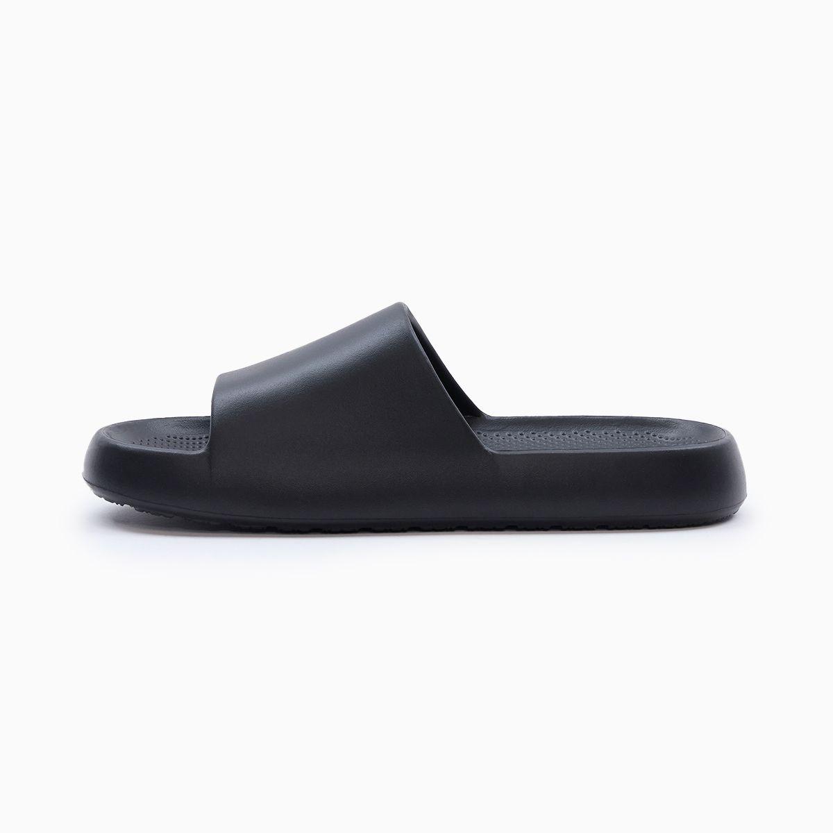 Sandalias Umbro Stacked Logo Lifestyle Hombre Negro-1
