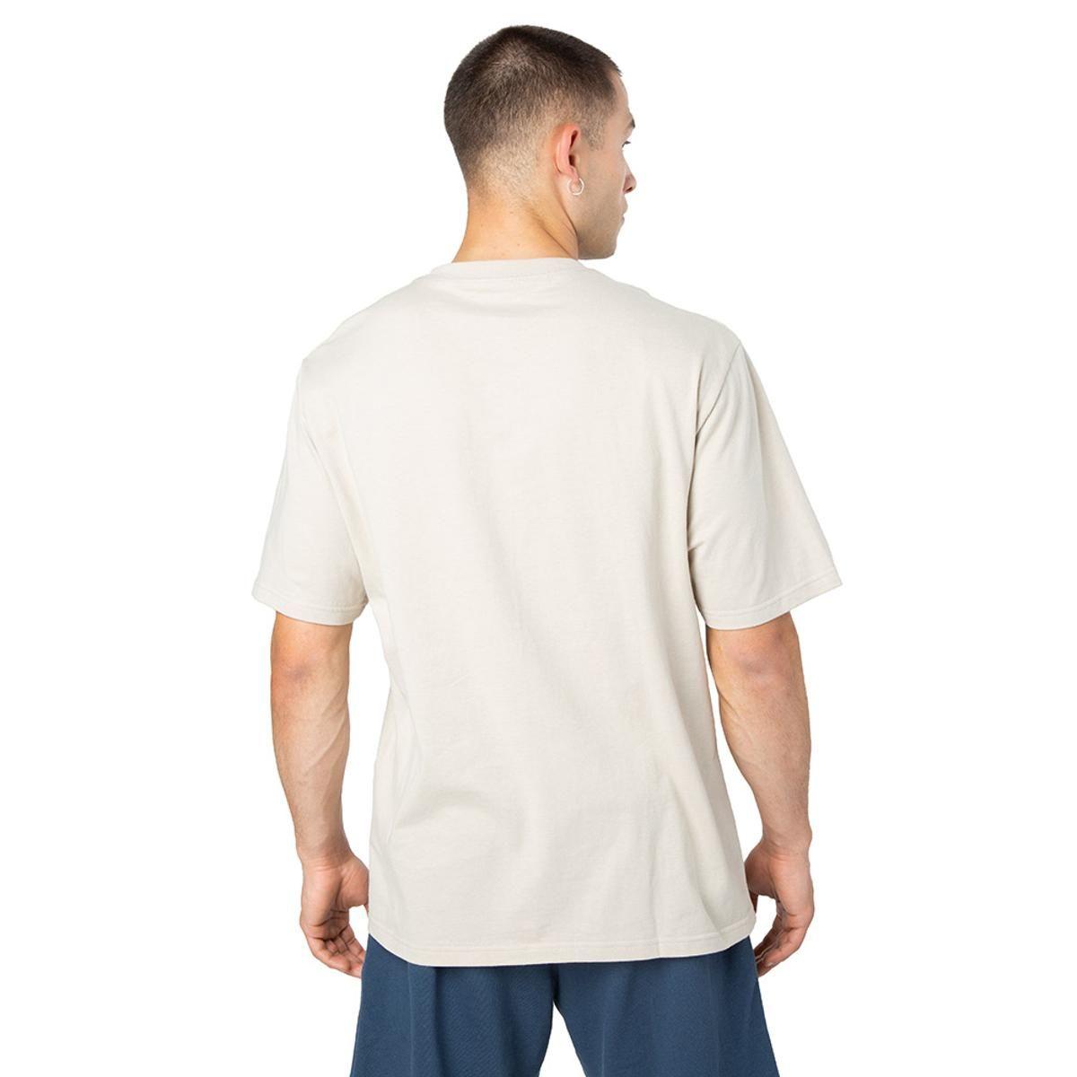 Polera Umbro Essentials Big Logo Square Hombre Beige-1
