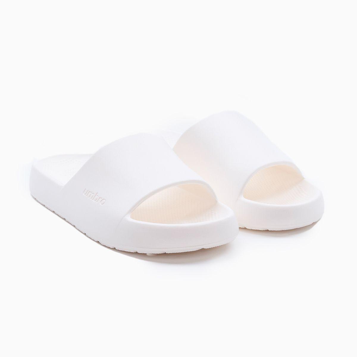 Sandalias Umbro Stacked Logo Lifestyle Hombre Blanco-4