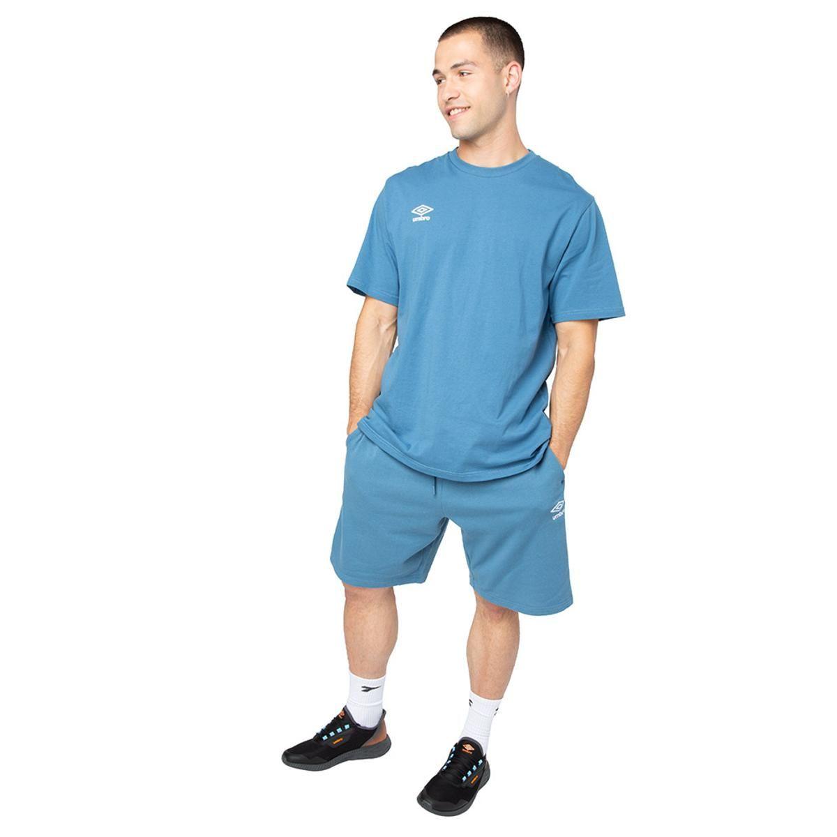 Polera Umbro Essentials Small Logo Hombre Azul-2
