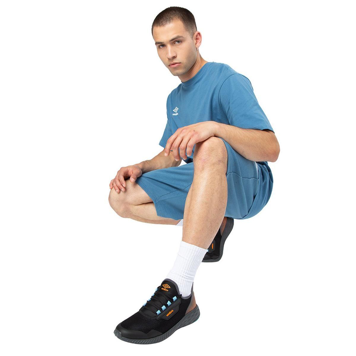 Polera Umbro Essentials Small Logo Hombre Azul-3