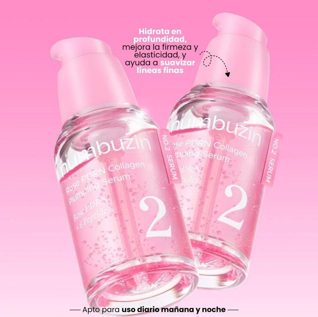 Numbuzin No 2 Rose PDRN S rum Facial Hidratante y Reafirmante-3