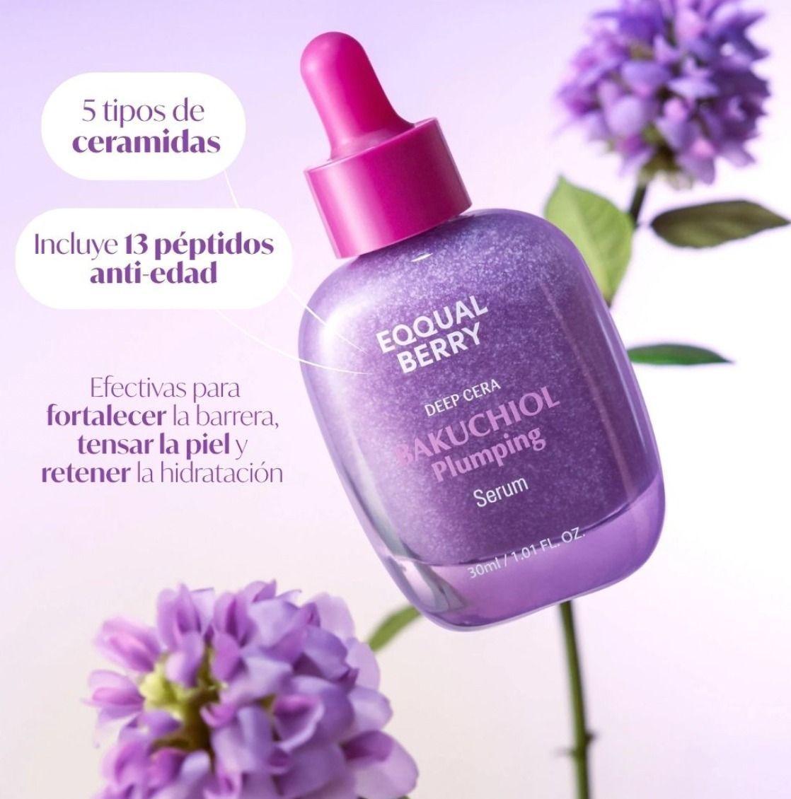 EQQUALBERRY Bakuchiol Plumping Serum Facial Reafirmante 30 ml-3