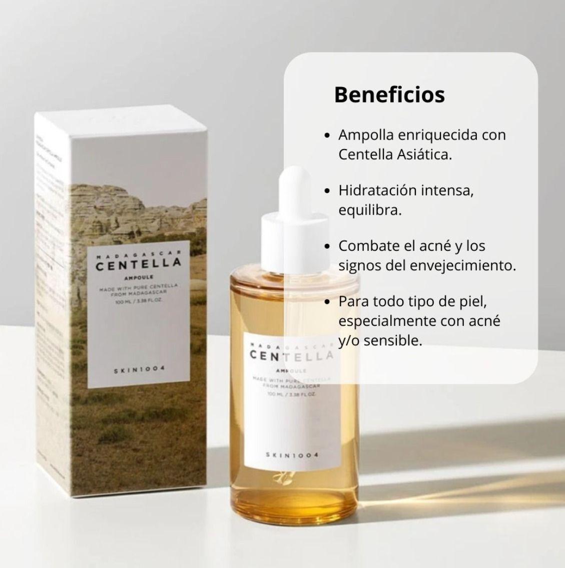 SKIN1004 Madagascar Centella Ampoule Ampolla Facial Calmante e Hidratante-2