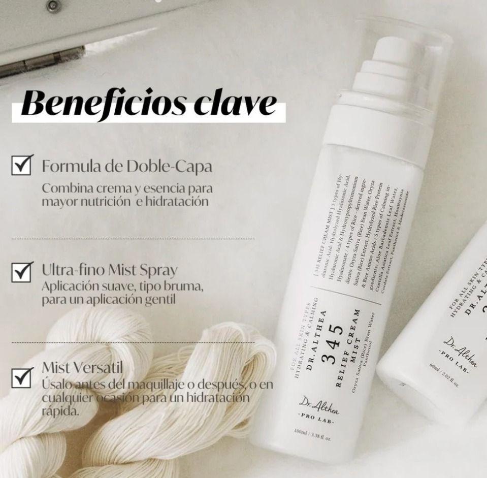 Dr Althea 345 Relief Cream Mist Bruma Facial Reparadora 60 ml-2