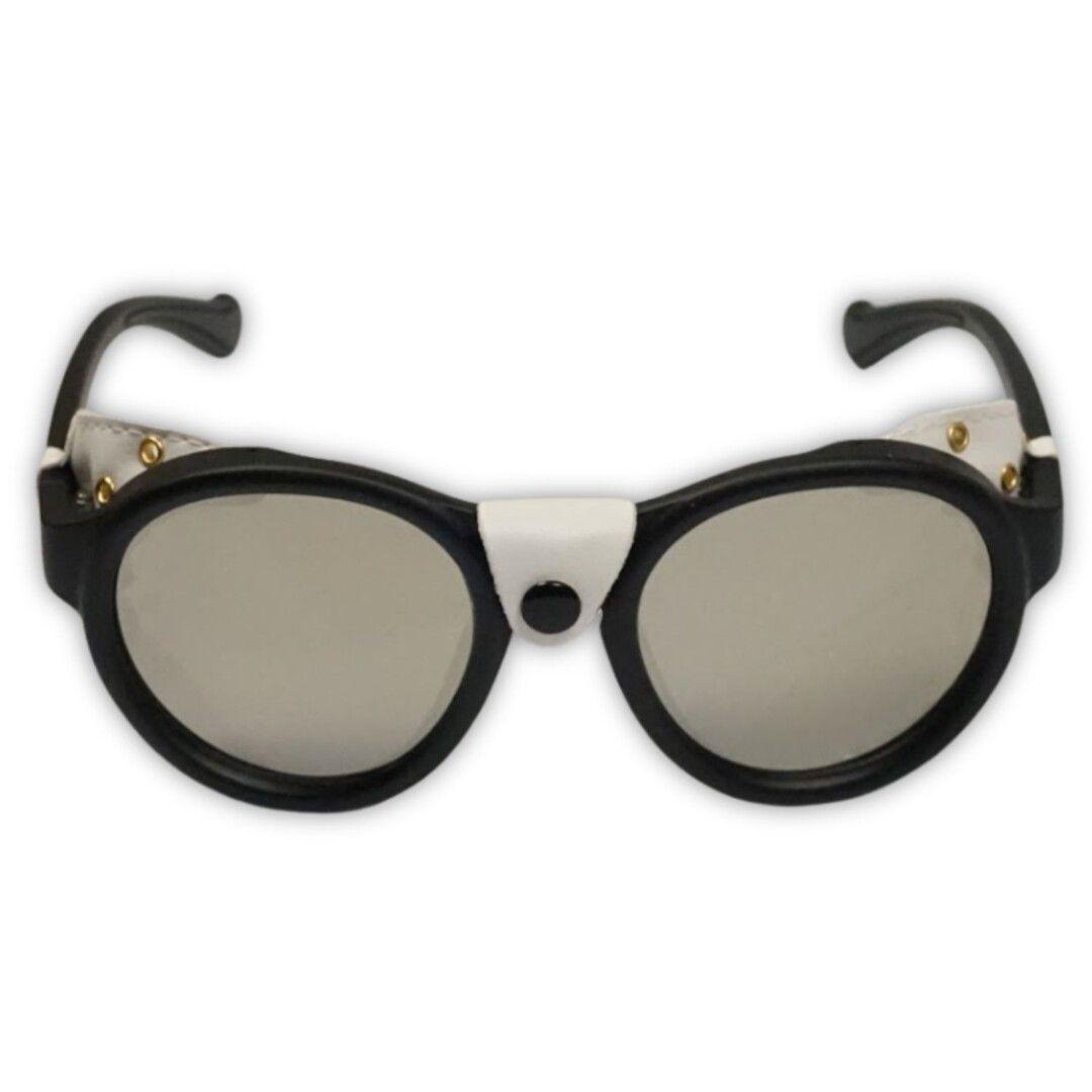 Lentes steampunk white snow + estuche MY03-6